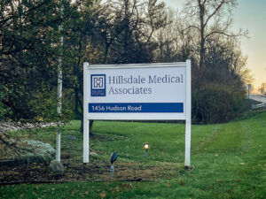 Hillsdale Medical Associates sign